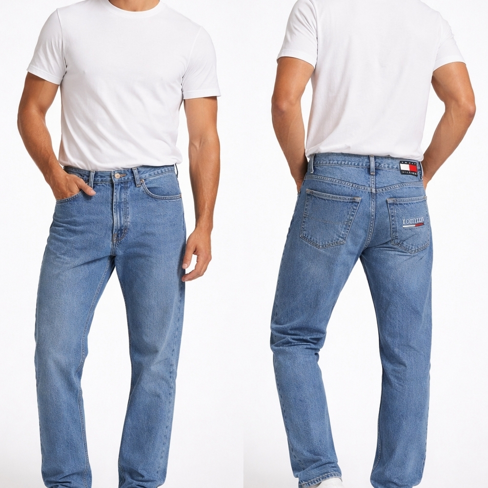 Vintage 1990s Tommy Hilfiger‎ Jeans 5/32 Classic Fit 100% Cotton Y2K